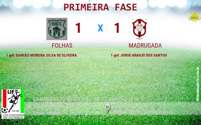 Resultado da partida
