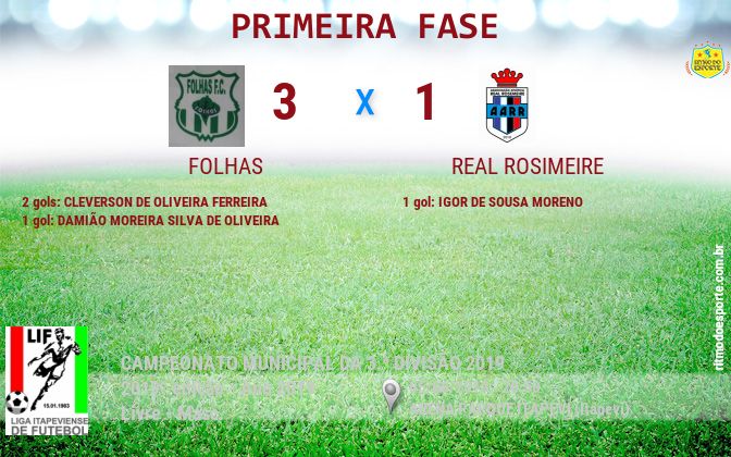Resultado da partida